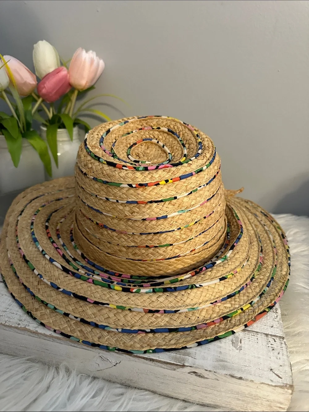 Kate spade hats off straw hat